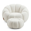 Fauteuil Corolle Blanc